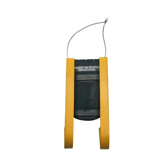 Green Bay Packers Christmas Ornament Sled Holiday Green Gold White With Hanger - Picture 4 of 8